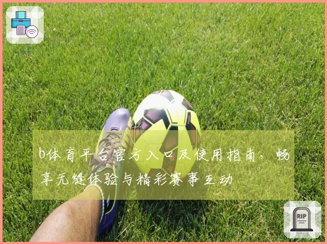 b体育平台官方入口及使用指南，畅享无缝体验与精彩赛事互动